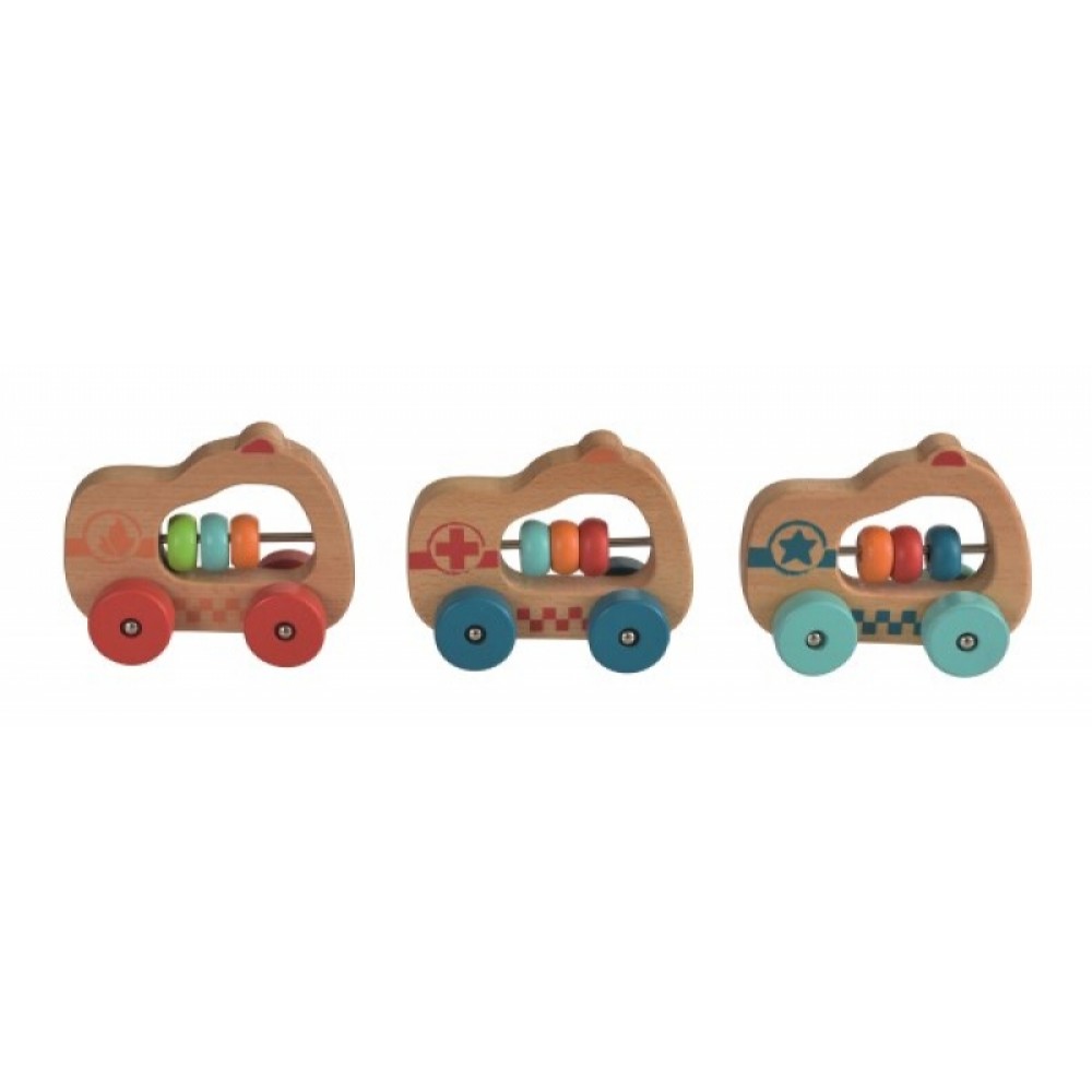 Masinuta lemn pentru bebe egmont toys imagine